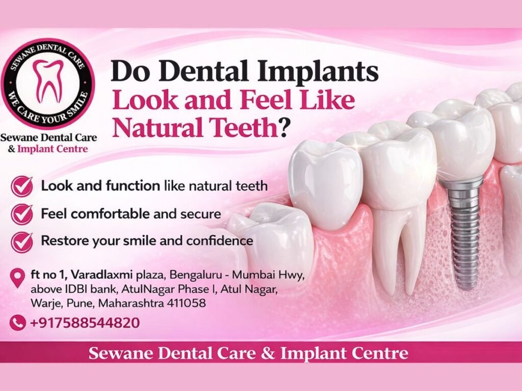 Do Dental Implants Look and Feel Like Natural Teeth?
